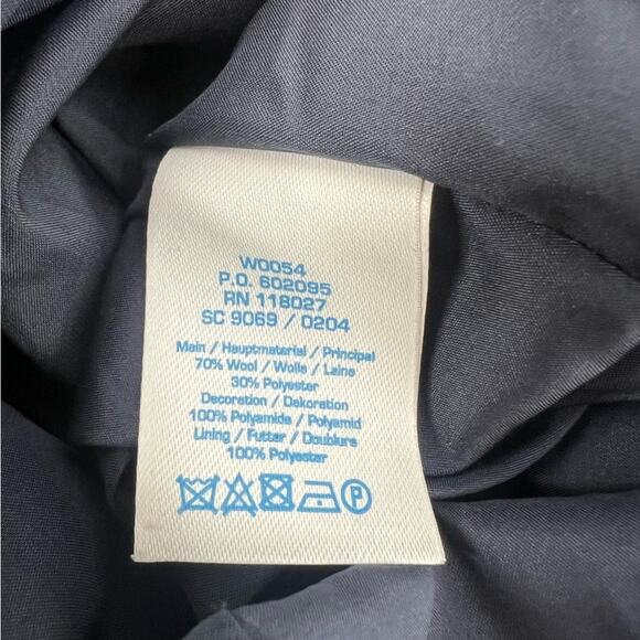 Boden Kathryn Wool Blend Polka Dot Dress green sz 8 long - Picture 7 of 9